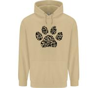 Arte Della Parola Con Impronta Di Zampa Di Cane Felpa Uomo