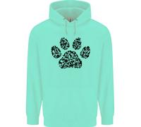 Arte Della Parola Con Impronta Di Zampa Di Cane Felpa Uomo