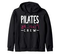 Arte dell'allenamento motivazionale di Pilates Crew Felpa con Cappuccio