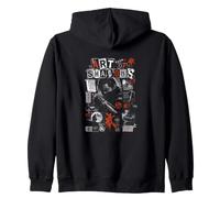 Arte delle Ombre Ninja Samurai Stealth Warrior Felpa con Cappuccio
