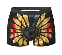 Arte delle Piume del Sud-Ovest Uomo Boxer Slip Comfort Boxer Shorts Classico Mutande L
