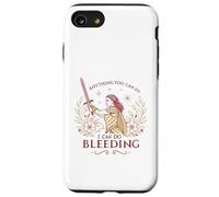 Arte donna guerriera con feroce messaggio femminista Custodia per iPhone SE (2020) / 7 / 8