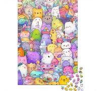Arte Doodle Jigsaw Puzzle in Legnos Adulto 1000 Pezzi Gioco EduGattoion Regalo Per Amore E Amico Per Gioco Familiare Decorazione Interna Unica Stress Relief Toy 1000pcs (75x50cm)