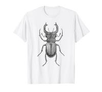 Arte Entomologia per Entomologo Un Fantastico Cervo Volante Maglietta