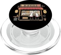 Arte estetica retrò giapponese Cat Cafe Lofi PopSockets PopGrip per MagSafe
