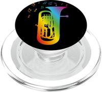 Arte Eufonio Arc-en-ciel Per Musicista Gay o Orgoglio LGBT? PopSockets PopGrip per MagSafe