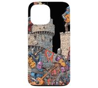 Arte Fantasia Medievale Musica Cavalieri Custodia per iPhone 13 Pro Max