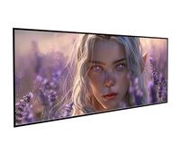 Arte Figurativa Diamond Painting Kit Completo Fiore Pittura Diamante 5D Rotondo Completo per Adulti Principiante, Pittura Diamante Strass Ricamo a Punto Croce Painting per Regalo 100x200cm PJY9 F-C