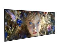 Arte Figurativa Diamond Painting Kit Completo Fiore Pittura Diamante 5D Rotondo Completo per Adulti Principiante, Pittura Diamante Strass Ricamo a Punto Croce Painting per Regalo 50x100 cm PJY9 U-B