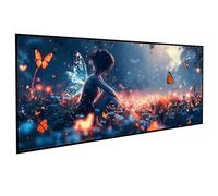Arte Figurativa Diamond Painting Kit Completo Ragazza Pittura Diamante 5D Rotondo Completo per Adulti Principiante, Pittura Diamante Strass Ricamo a Punto Croce Painting per Regalo 60x120cm PJY9 8-S