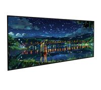 Arte Figurativa Diamond Painting Kit Completo Uomo Pittura Diamante 5D Rotondo Completo per Adulti Principiante, Pittura Diamante Strass Ricamo a Punto Croce Painting per Regalo 50x100 cm PJY9 O-G