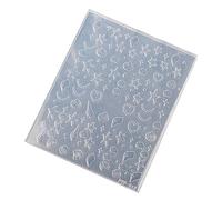 Arte flessibile staccabile con motivi in rilievo, strumento di stampaggio in silicone per gioielli abbellimenti unghie stampi in rilievo