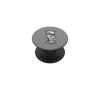 Arte floreale con teschio Don't Be A Lady Be A Legend PopSockets PopGrip Adesivo