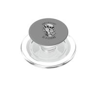 Arte floreale con teschio Don't Be A Lady Be A Legend PopSockets PopGrip per MagSafe