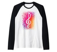 Arte Fresco della Chiave di Violino per Orgoglio Violinista Maglia con Maniche Raglan