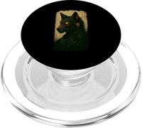 Arte giapponese Cyber Kitsune Anime Ukiyo-e Samurai Woodblock PopSockets PopGrip per MagSafe
