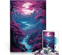 Arte giapponese dei fiori di ciliegio Puzzle 1000 pezzi per adolescenti Gioco rompicapo Ogni pezzo è unico - Gioco divertente e stimolante per tutta la famiglia 38x26cm