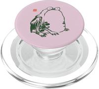 Arte giapponese rana vintage Sumi-e pittura a inchiostro Zen PopSockets PopGrip per MagSafe