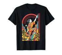 Arte Giapponese Rock Climbing Adventure Design Maglietta