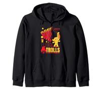 Arte Good Luck Trolls in Edizione Limitata Felpa con Cappuccio