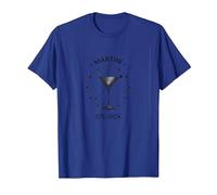 Arte Grafica Martini O'Clock Cocktail Hour Maglietta, Uomo, Blu Reale, XXL
