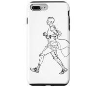 Arte in linea del ragazzo che corre Custodia per iPhone 7 Plus/8 Plus