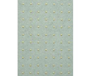 Arte International Carta da parati Dots - 31018 - Slightly Greyed English Green