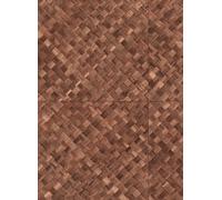 Arte International Carta da parati Pandan - Braun/ Rot