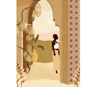 Arte International Carta da parati panoramica Les Mysteres De Madagascar - Dune