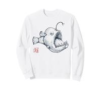 Arte Kanji Giapponese del Pesce Rana - Pesce di Acque Felpa