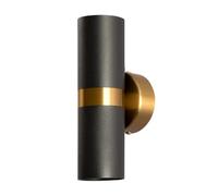 Arte Lamp Ran Applique da Parete Interno in Metallo Nero con Cavo Lampada da Parete per Ufficio Studio Home Office con Design Accogliente per Interni Domestici