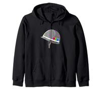 Arte L'Arte della Pace - Make Art Not War Artist Felpa con Cappuccio