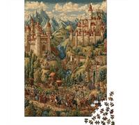 Arte medievale, paesaggio europeo Jigsaw Puzzle 38x26cm/1000pcs Adulti Puzzle Gioco EduGattoivo Decorazioni Per La Casa