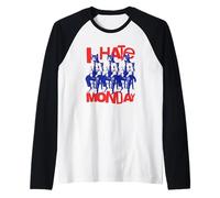 Arte Moderna - I Hate Monday Maglia con Maniche Raglan