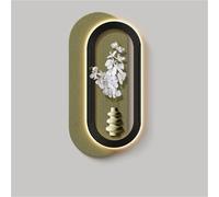 Arte murale 3D con luci, Decorazione Moderna, Pittura Decorativa Minimalista, Pittura con Lampada di Alimentazione, Scultura visiva per Soggiorno, Ingresso, corridoio (E, 31,5x15,7