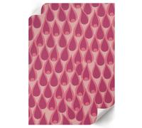 Arte Murale 59,4x84 cm | Formato A1 | Gocce rosa