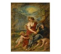Arte murale classica Rubens elegante stile barocco stampa mitologia barocca