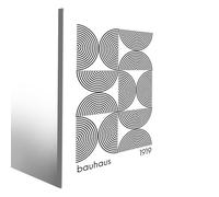 Arte murale su tela ispirata al Bauhaus tedesco