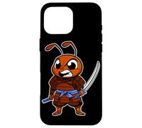 Arte Ninja giapponese e formica samurai giapponese Custodia per iPhone 16 Pro Max