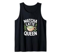 Arte per Gli Amanti del caffè Matcha Latte Queen Canotta