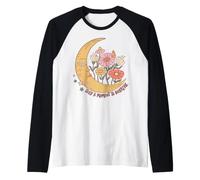 Arte per la Mindfulness: Prenditi Un Momento per Respirare Maglia con Maniche Raglan