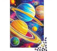 Arte planetaria colorata 1000 Pezzi Adulti Puzzle Bambini Intrattenimento Decorazione Da Parete Difficili Impossibili 38x26cm/1000pcs