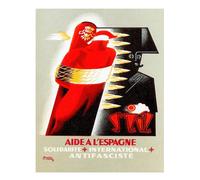 Arte politica da parete vintage design grafico audace astratto