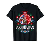 Arte Popolare del Melograno dell'Azerbaigian Maglietta
