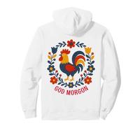 Arte Popolare scandinava Gallo Dio Morgon Felpa con Cappuccio