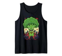 Arte raccapricciante retrò del personaggio del film horror Chibi Killer Brocoli Canotta