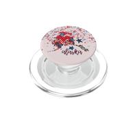 Arte regionale con stelle scozzesi floreali dell'Alaska PopSockets PopGrip per MagSafe