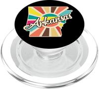 Arte Retro dell'Arkansas con Design Colorato PopSockets PopGrip per MagSafe