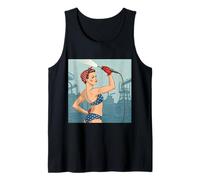 Arte retrò Pin up di Rosie The Riverter Canotta