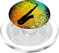 Arte Sassofono Tenore per Amanti Sassofono o Insegnante PopSockets PopGrip per MagSafe